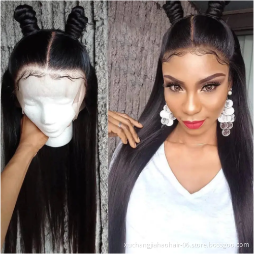 150 180 Density HD Full Lace Human Hair Wigs for Black Women Wholesale Brazilian Virgin Hair HD Lace Front Wig with Baby Hair